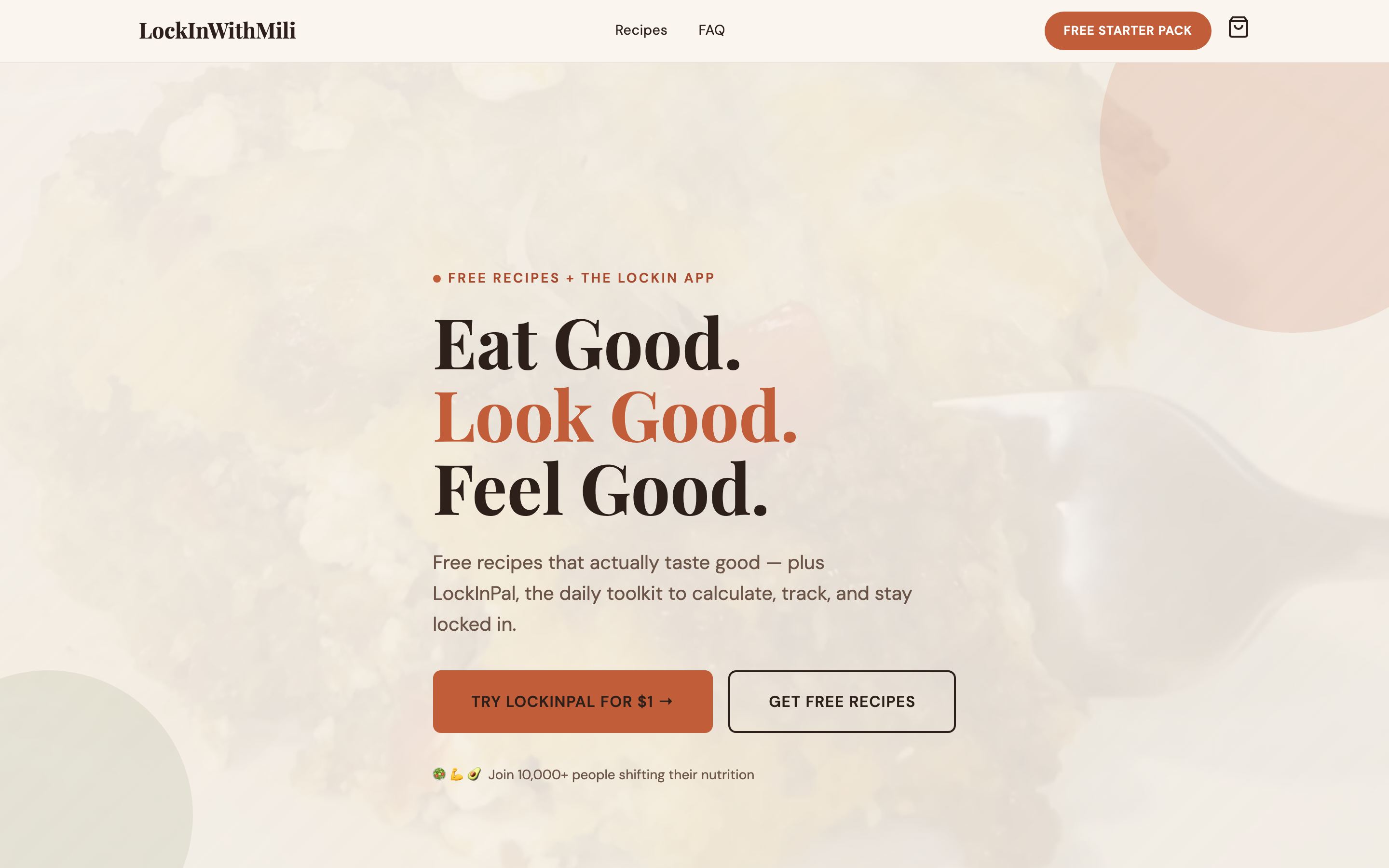 The LockInWithMili site